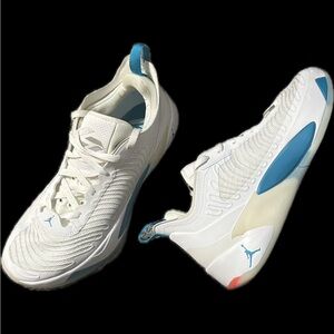 Jordan White and Blue Lukas